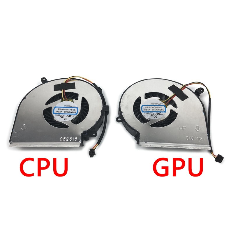 New Laptop CPU GPU OEM Cooling Fan For MSI GE72 GE62 PE60 PE70 GL62 GL72 Cooler PAAD06015SL 3pin
New Laptop CPU GPU OEM Cooling Fan For MSI GE72 GE62 PE60 PE70 GL62 GL72 Cooler PAAD06015SL 3pin