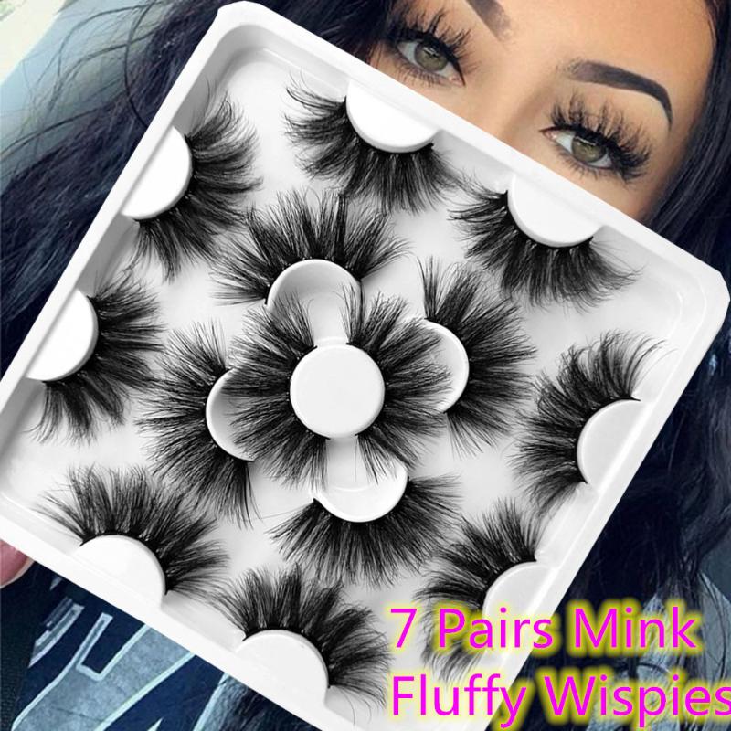 7 Pairs 3D Mink False Eyelashes Dramatic Volume Natural Long Wispies Soft Fluffy Eye Lashes Extension Beauty Handmade
7 Pairs 3D Mink False Eyelashes Dramatic Volume Natural Long Wispies Soft Fluffy Eye Lashes Extension Beauty Handmade