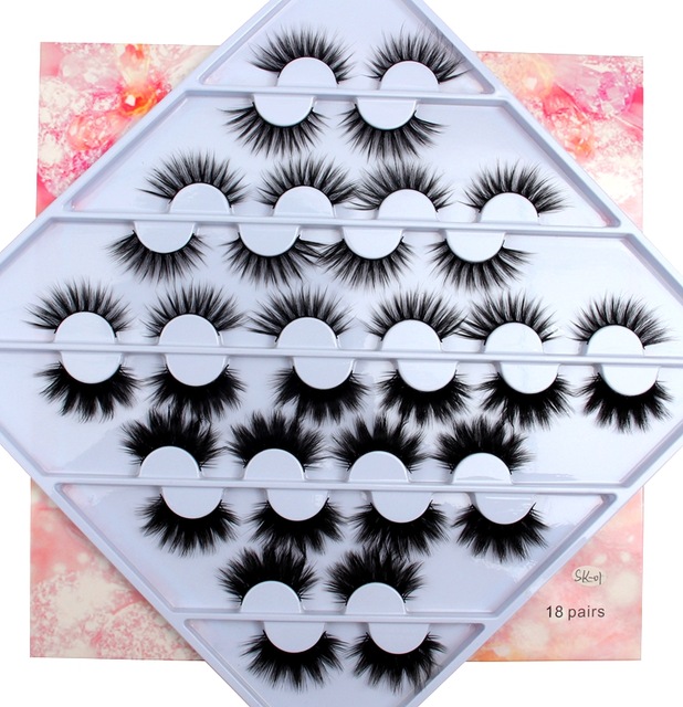 18 3D Faux Mink Eyelashes Pairs Natural False Eyelashes Fake Lashes Long Makeup Eyelash Extension Eyelashes For Beauty
18 3D Faux Mink Eyelashes Pairs Natural False Eyelashes Fake Lashes Long Makeup Eyelash Extension Eyelashes For Beauty