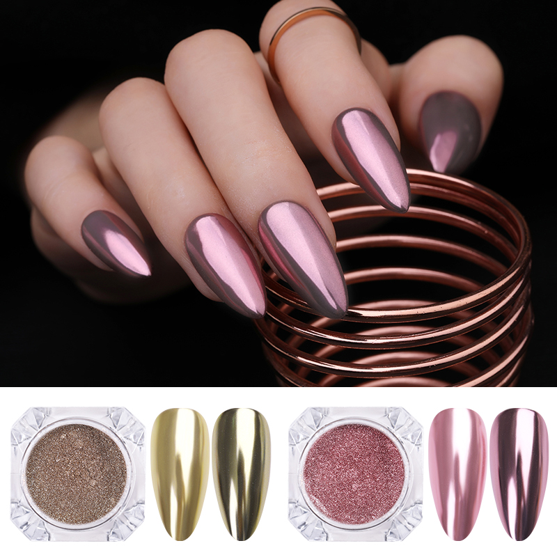 1 Box Nail Glitter Powder Champagne Rose Gold Pink Mixed Colors Mirror Metal Effect Chrome Pigment Dust Nail Art DIY Decoration
1 Box Nail Glitter Powder Champagne Rose Gold Pink Mixed Colors Mirror Metal Effect Chrome Pigment Dust Nail Art DIY Decoration