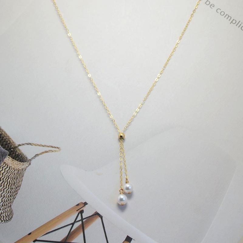 Domino Handmade Freshwater Pearl Necklace Length Could Be Changed Elegant Collarbone Chain
Domino Handmade Freshwater Pearl Necklace Length Could Be Changed Elegant Collarbone Chain