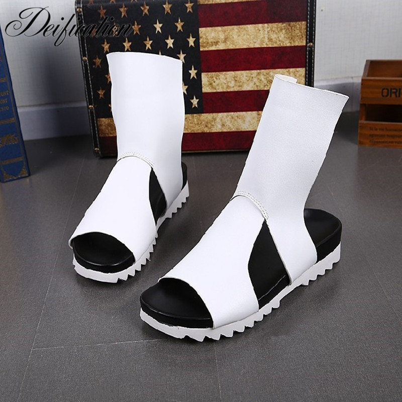 Deification Rome Style Gladiator Man Sandals Cool Hollow Mens Summer Shoes Slip-On Thick Bottom Beach Shoes Men Zapatos Hombre, As pic
Deification Rome Style Gladiator Man Sandals Cool Hollow Mens Summer Shoes Slip-On Thick Bottom Beach Shoes Men Zapatos Hombre, As pic