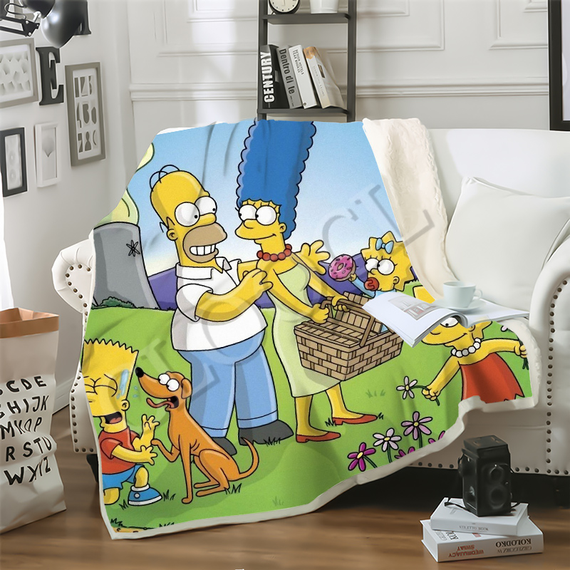 CLOOCL Newest Anime The Simpsons Warm Plush Blanket 3D Print Soft Winter Fashion Casual Blanket Bed Travel Decorative Sofa Two-layer Quilt
CLOOCL Newest Anime The Simpsons Warm Plush Blanket 3D Print Soft Winter Fashion Casual Blanket Bed Travel Decorative Sofa Two-layer Quilt