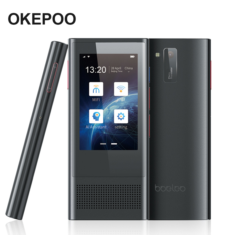 Boeleo W1 3.0 BF301 Smart Voice Translator 14 Systematic L anguages Translation 2080mAh Photographic Recording translation
Boeleo W1 3.0 BF301 Smart Voice Translator 14 Systematic L anguages Translation 2080mAh Photographic Recording translation