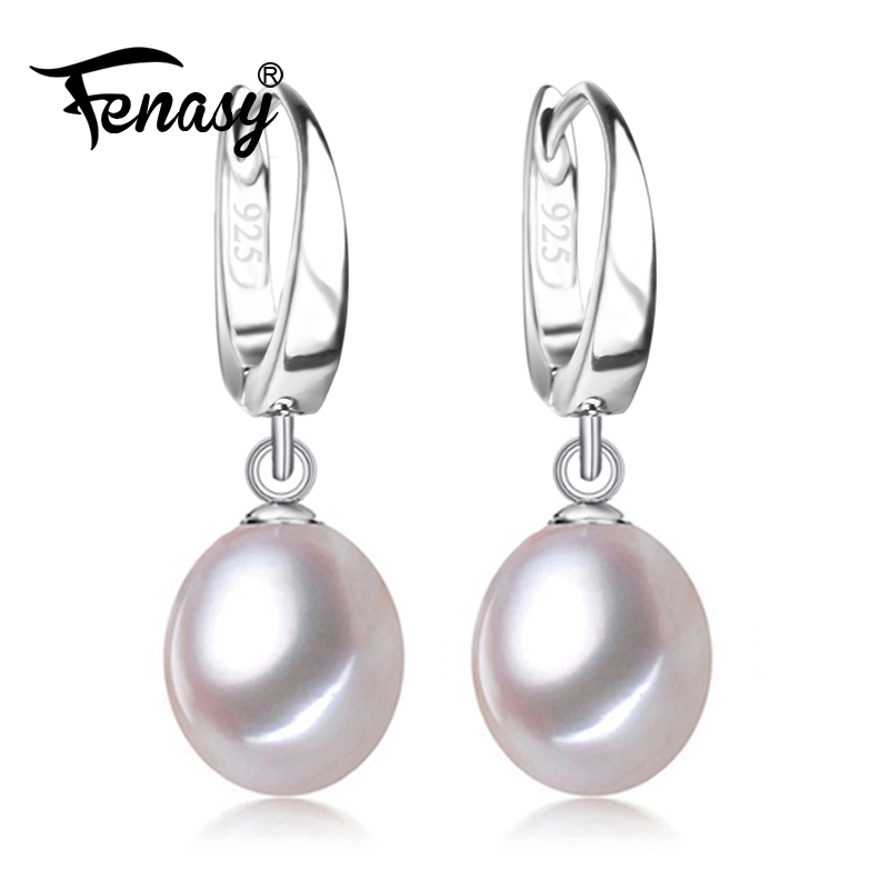 FENASY Natural Freshwater Pearl Earrings For Women Fashion Party CZ Silver Color Female Drop Earrings Fine Jewelry
FENASY Natural Freshwater Pearl Earrings For Women Fashion Party CZ Silver Color Female Drop Earrings Fine Jewelry