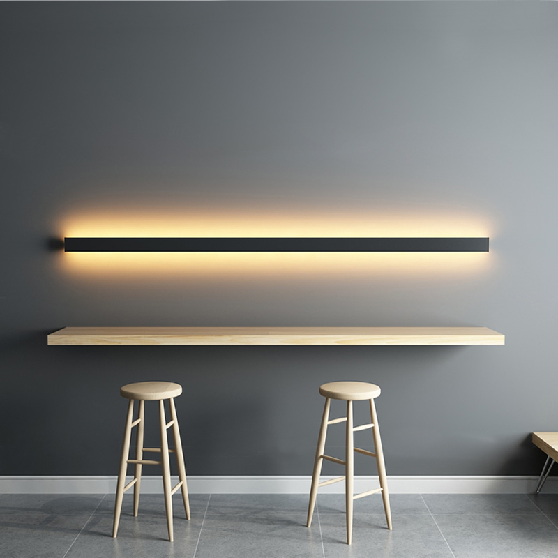 Minimalist Creative Long Wall Lamp Modern LED Background Wall Lamp Living Room Bedside Aluminum light Ligting Sconce
Minimalist Creative Long Wall Lamp Modern LED Background Wall Lamp Living Room Bedside Aluminum light Ligting Sconce