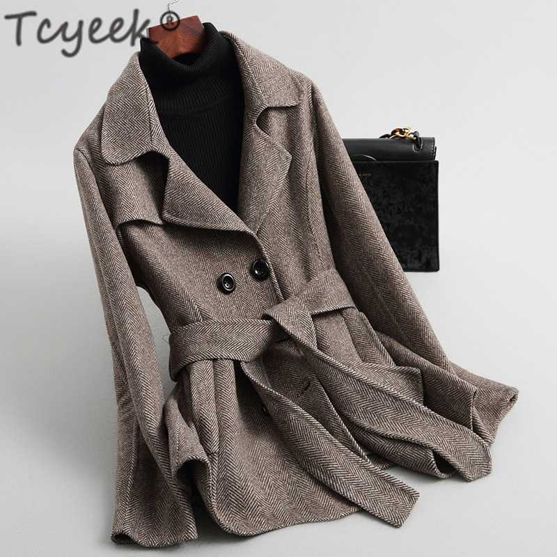Tcyeek Natural Wool Jackets Winter Black Woolen Coat Female Manteau Femme Hiver 2020 Korean Autumn Spring Blend Belt Overcoat 05
Tcyeek Natural Wool Jackets Winter Black Woolen Coat Female Manteau Femme Hiver 2020 Korean Autumn Spring Blend Belt Overcoat 05