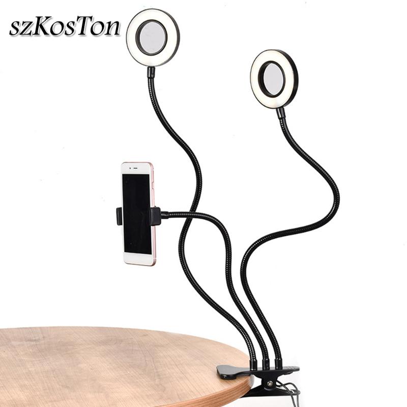 LED Selfie Ring Light with Flexible Long Arm Mobile Phone Holder Makeup Desktop Clip Usb Ring Lamp For Tiktok Youtube Live Video
LED Selfie Ring Light with Flexible Long Arm Mobile Phone Holder Makeup Desktop Clip Usb Ring Lamp For Tiktok Youtube Live Video
