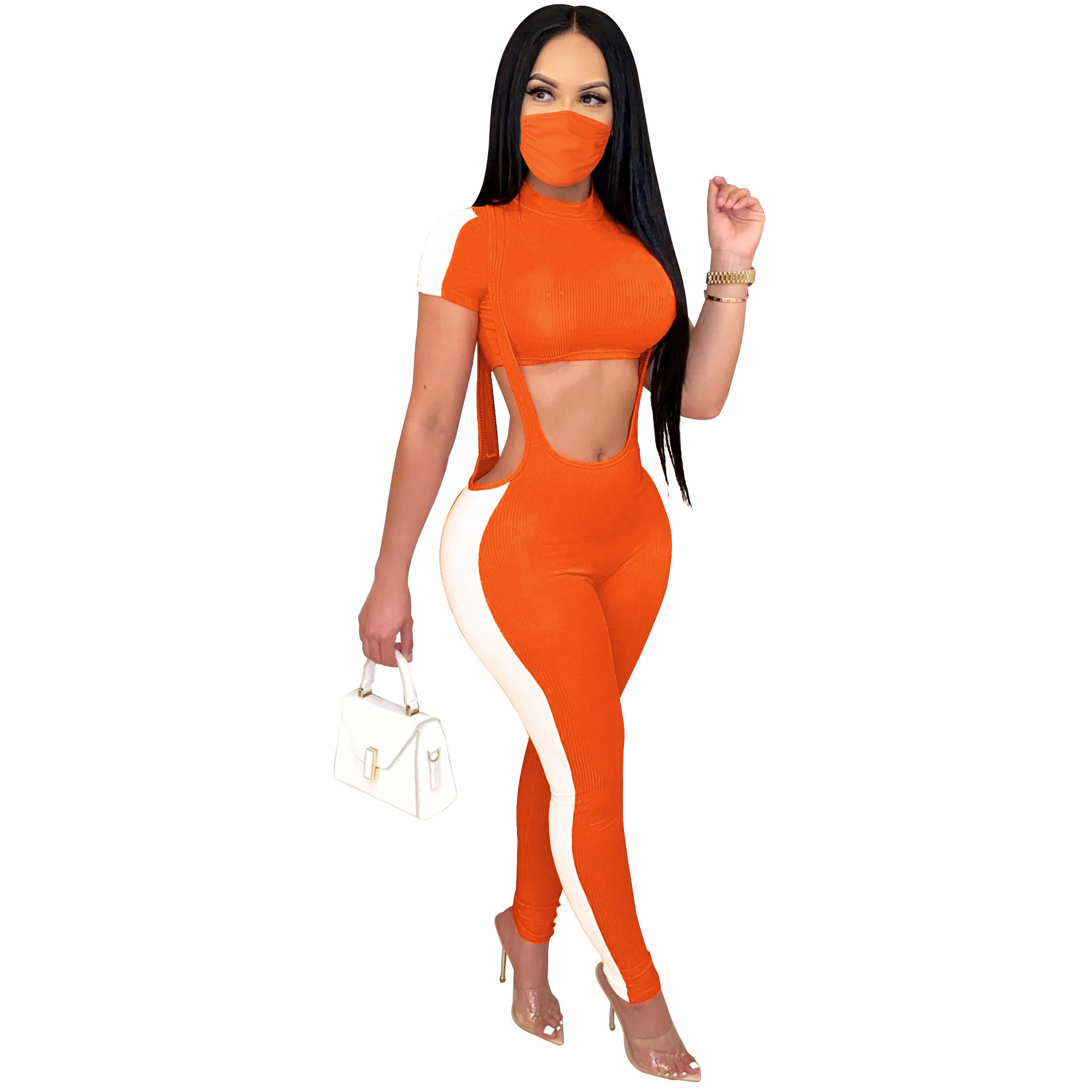 Designer 2023 pant women wear with strap leggings open waist jacket fashion suit mask included Recommend