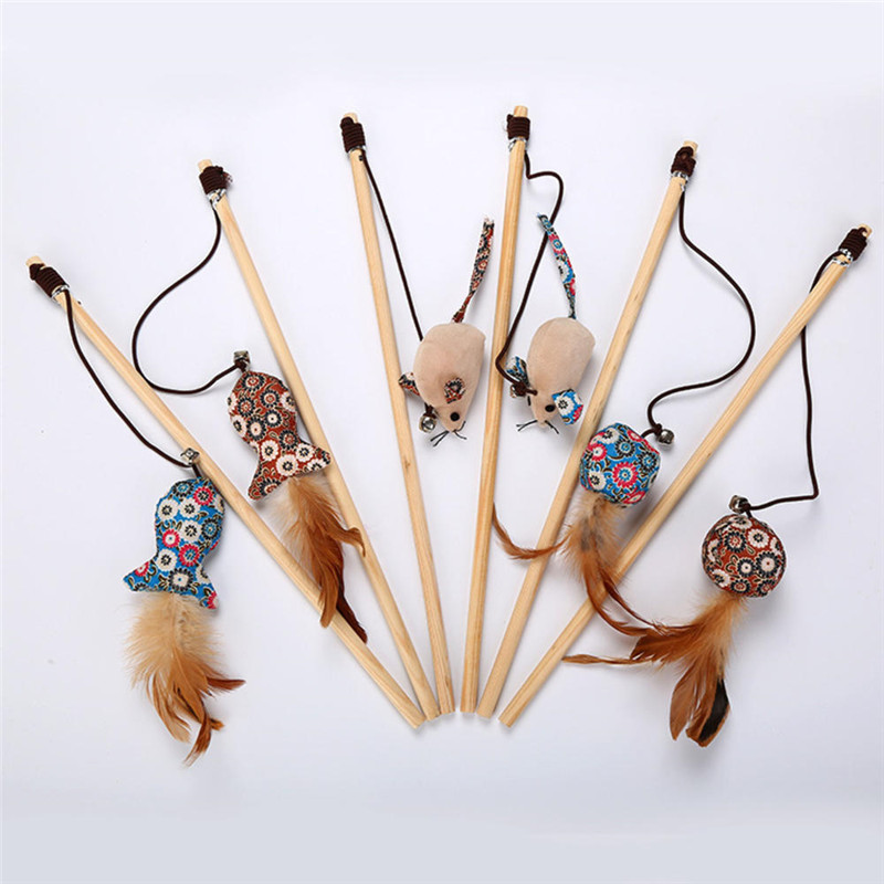 1PC High Quality Cat Toy Supplies Funny Cat Stick Wood Rod Mouse Funny Pole Interactive Toy Wood Pole Fish Mice Ball
1PC High Quality Cat Toy Supplies Funny Cat Stick Wood Rod Mouse Funny Pole Interactive Toy Wood Pole Fish Mice Ball