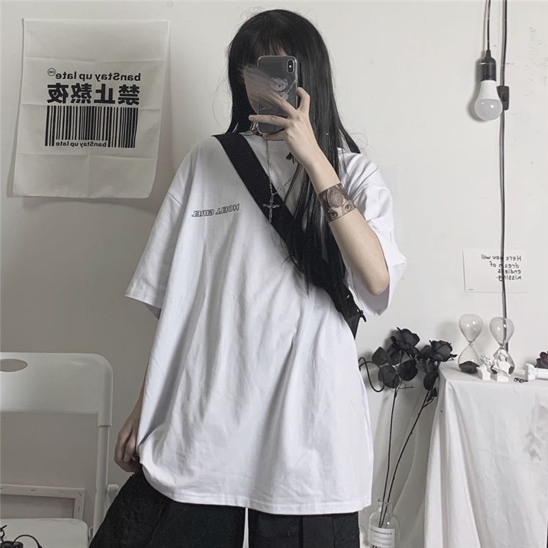 New Lover T Shirt Women Summer Spring Cartoon Tshirts Vegan Cotton Kawaii T-shirt Korean Tee Shirt Femme Casual Tshirt Top, Navy blue
New Lover T Shirt Women Summer Spring Cartoon Tshirts Vegan Cotton Kawaii T-shirt Korean Tee Shirt Femme Casual Tshirt Top, Navy blue