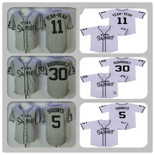 The Sandlot Benny Baseball 30 'The Jet' Rodriguez 5 Michael 'Squints' Palledorous 11 Alan Yeah-Yeah McClennan Movie Stiched Jerseys Gray 09, Black
The Sandlot Benny Baseball 30 'The Jet' Rodriguez 5 Michael 'Squints' Palledorous 11 Alan Yeah-Yeah McClennan Movie Stiched Jerseys Gray 09, Black