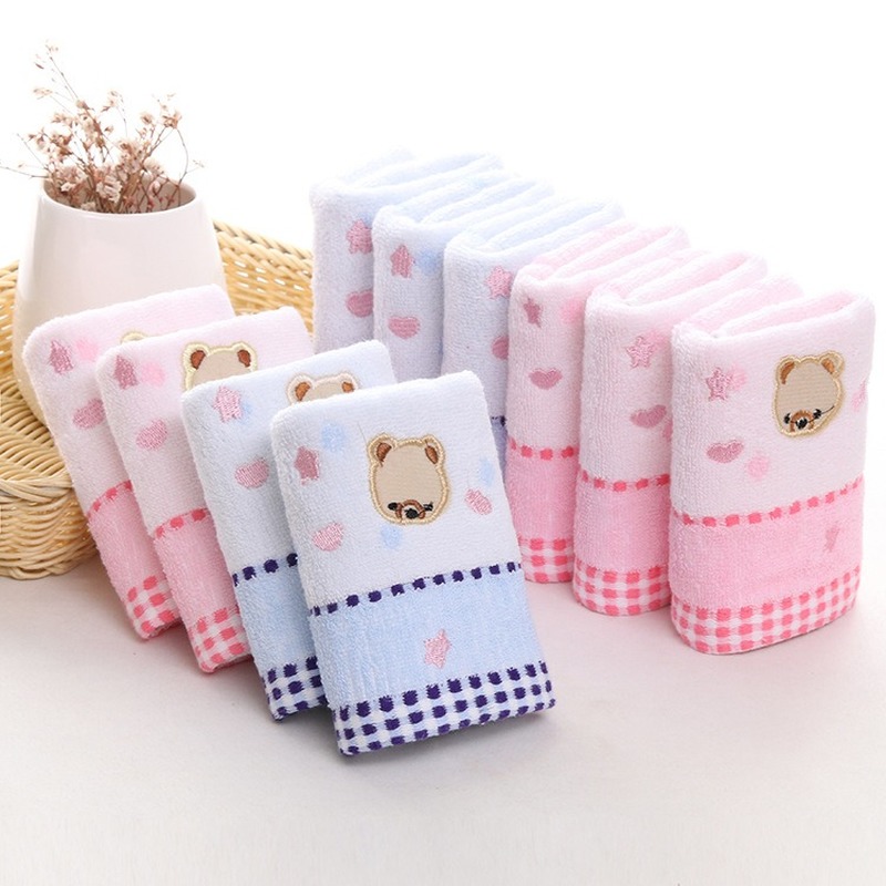 Towel 1Pcs Mini Pure Cotton Cartoon Romantic Bear Pattern Children Baby Face Soft Water Uptake Cute Hand Towels
Towel 1Pcs Mini Pure Cotton Cartoon Romantic Bear Pattern Children Baby Face Soft Water Uptake Cute Hand Towels