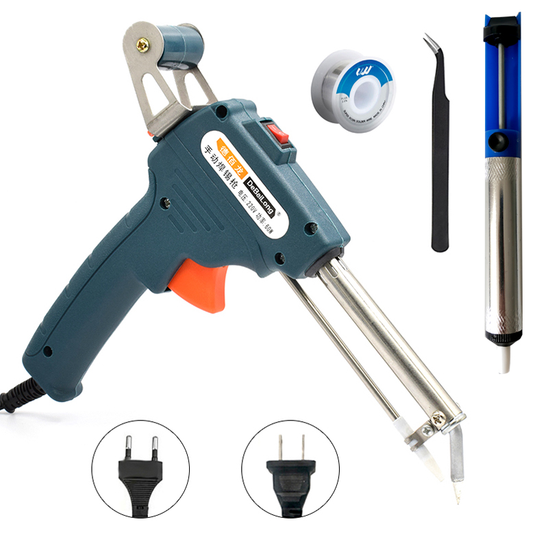 60W Electric Soldering Iron Automatic Feeding tin gun solder station soldering iron tip tweezers welding wire repair tool 110V 2
60W Electric Soldering Iron Automatic Feeding tin gun solder station soldering iron tip tweezers welding wire repair tool 110V 2