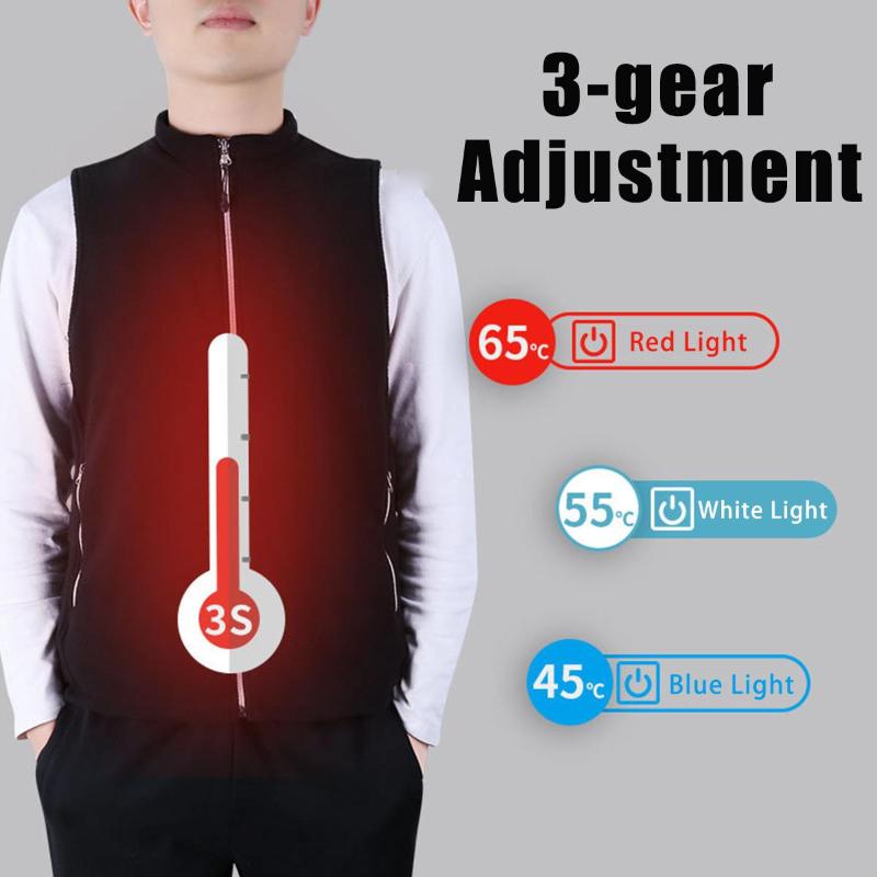 Men Women Outdoor USB Infrared Heating Vest Jacket Winter Thermal Clothing Heated Plush Waistcoat Fishing Hiking, Black
Men Women Outdoor USB Infrared Heating Vest Jacket Winter Thermal Clothing Heated Plush Waistcoat Fishing Hiking, Black