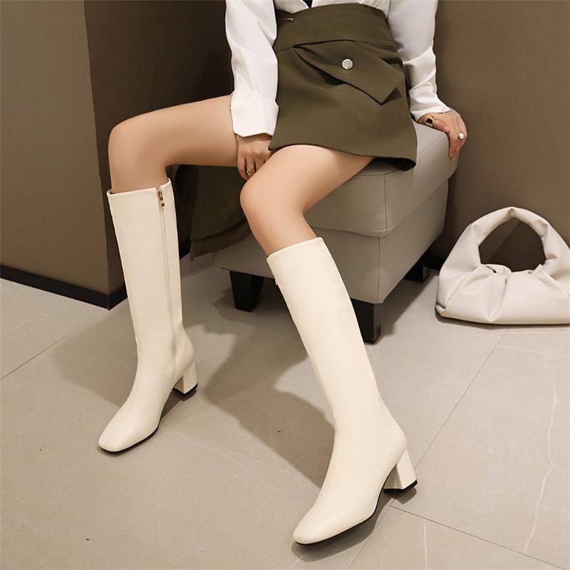 Women's Knee Length Boots Square Toe High Heels Zipper Elegant Shoes Women's Shoes Winter Size 33-43 knee high boots, Brown
Women's Knee Length Boots Square Toe High Heels Zipper Elegant Shoes Women's Shoes Winter Size 33-43 knee high boots, Brown