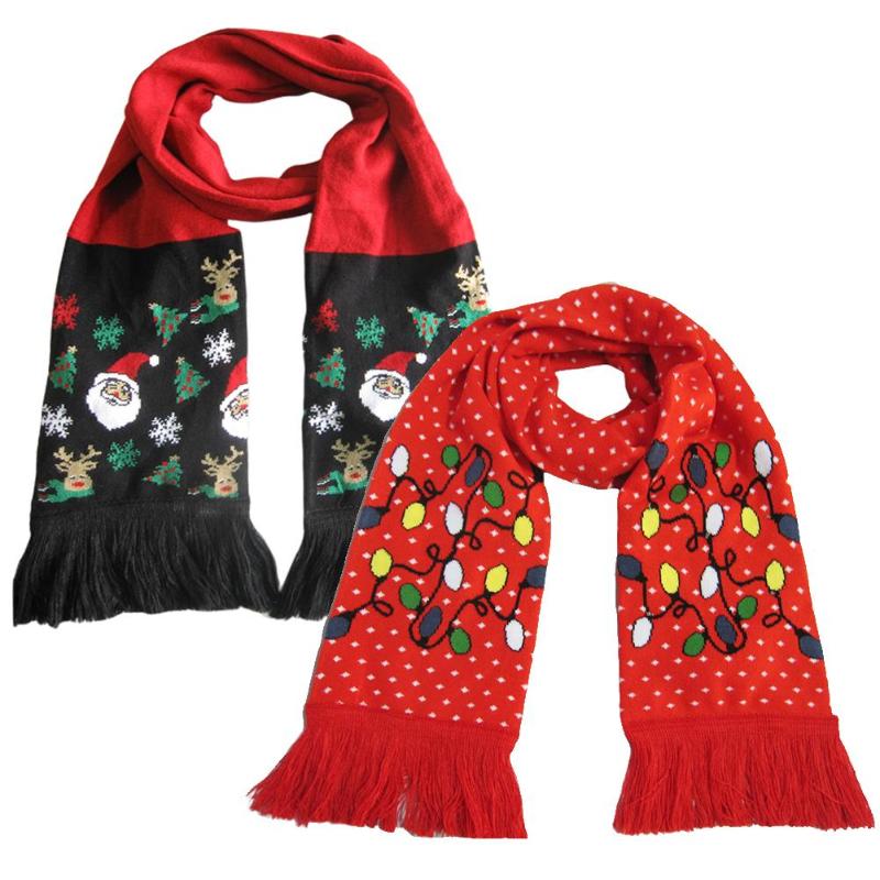 NEW Luminous Scarf Warm Knit Tassel Scarf for Christmas Decoration Gifts Light Up Knitted Hat for Kid Adult Christmas Party
NEW Luminous Scarf Warm Knit Tassel Scarf for Christmas Decoration Gifts Light Up Knitted Hat for Kid Adult Christmas Party