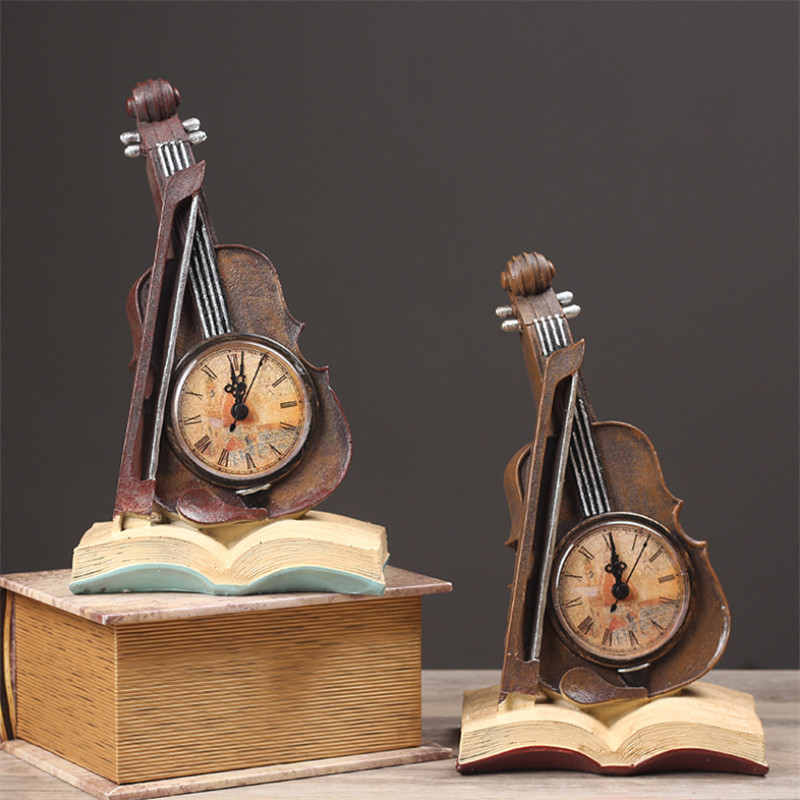 Creative Resin Book Violin Shape Table Clock Office Desktop Mute Quartz Clock Home Living Room TV Cabinet Decoration Ornament
Creative Resin Book Violin Shape Table Clock Office Desktop Mute Quartz Clock Home Living Room TV Cabinet Decoration Ornament