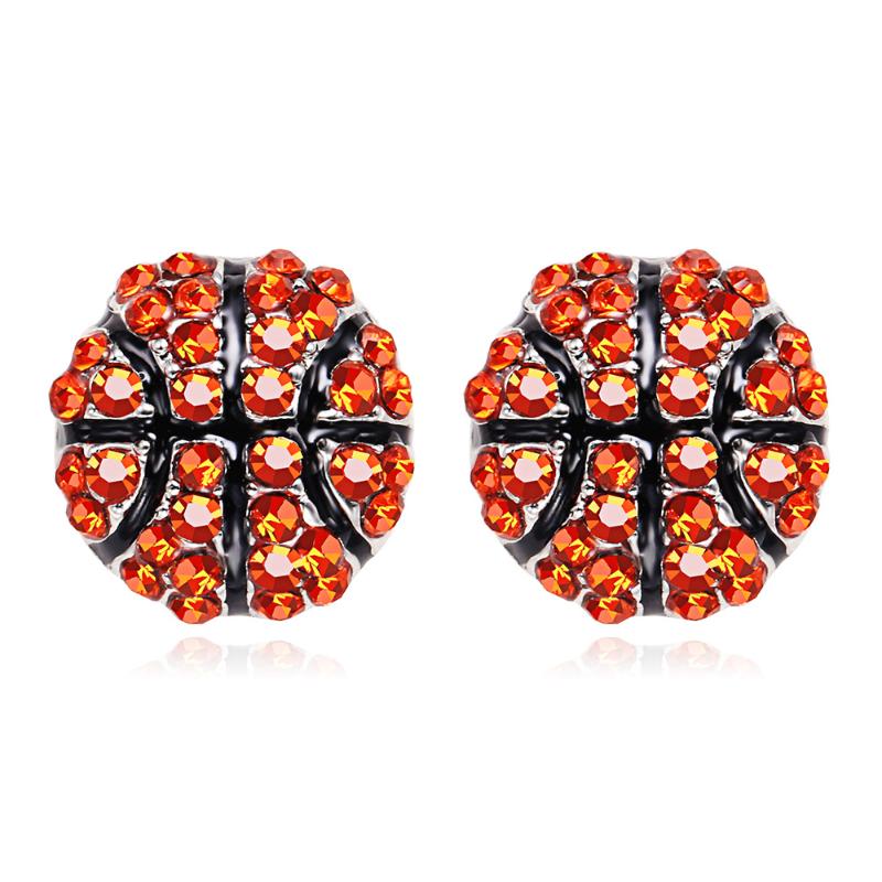 2020 New Cute Fashion Rhinestone Sports Stud Earring Women Basketball Stud Earrings Sports Jewelry Women Girl Ear Decor
2020 New Cute Fashion Rhinestone Sports Stud Earring Women Basketball Stud Earrings Sports Jewelry Women Girl Ear Decor