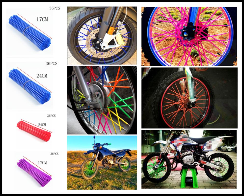 Cross-country motorcycle bicycle steel wire spoke sleeve decoration for 85 125 250 450 500
Cross-country motorcycle bicycle steel wire spoke sleeve decoration for 85 125 250 450 500