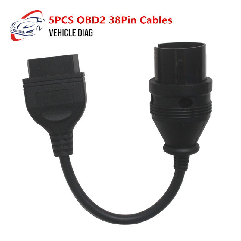 5PCS/lot 38Pin Cable OBD Cable For OBD2 Connector Cables 38 Pin OBD2 For 38 Pin to 16pin
5PCS/lot 38Pin Cable OBD Cable For OBD2 Connector Cables 38 Pin OBD2 For 38 Pin to 16pin