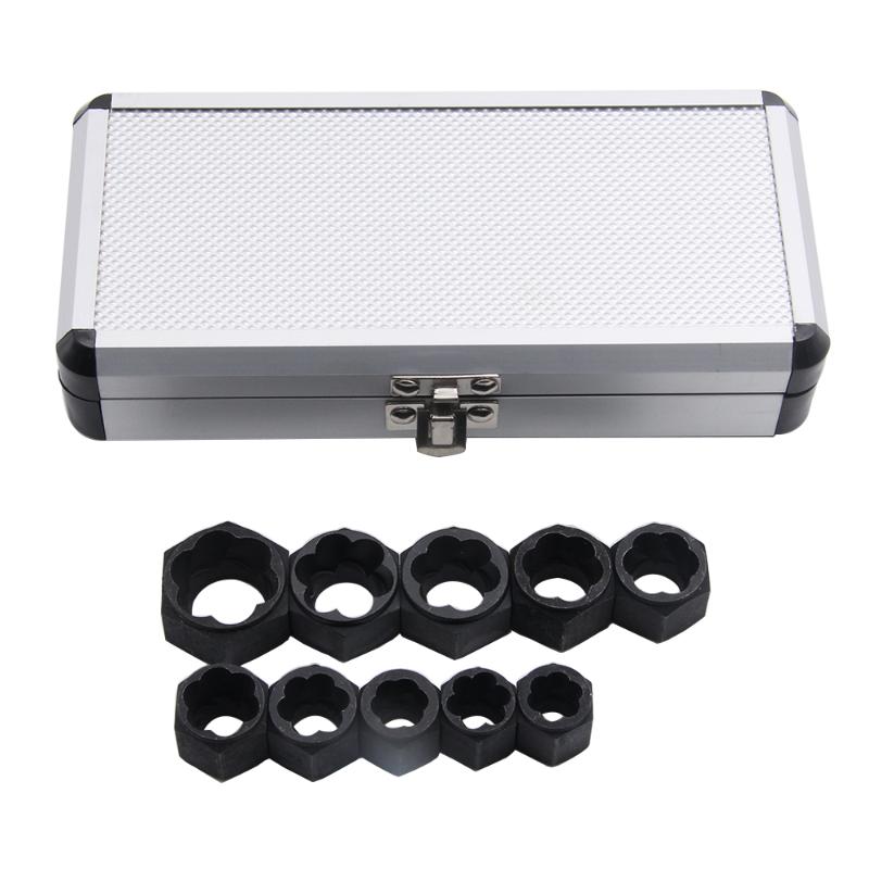 10pcs High-grade Broken Nut Bolt Extractor Socket Hex Nut Removal Tool Breaks Bolt Extractor
10pcs High-grade Broken Nut Bolt Extractor Socket Hex Nut Removal Tool Breaks Bolt Extractor