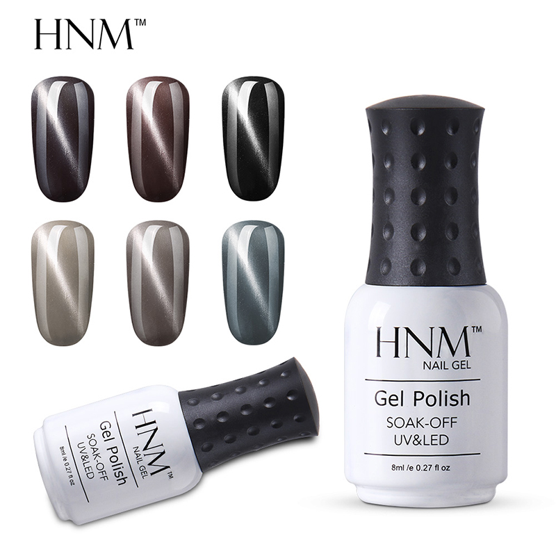 HNM 8ml Gray Cat Eye Magnet Effect UV Nail Gel Polish Semi Permanent Base Top Manicure Lucky Gel Varnishes Lacquer Enamel Hybrid, 5110
HNM 8ml Gray Cat Eye Magnet Effect UV Nail Gel Polish Semi Permanent Base Top Manicure Lucky Gel Varnishes Lacquer Enamel Hybrid, 5110