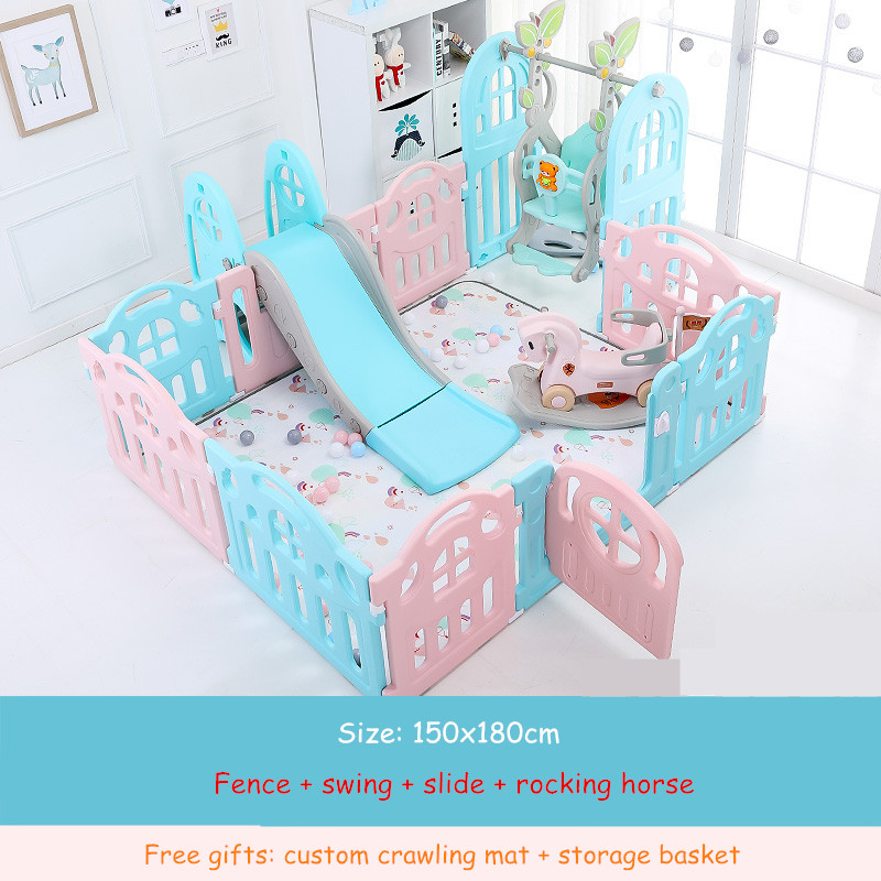 Kids Baby Fence Playground Indoor Family Amusement Park Baby Toddler Fence Safety Playpen for Barriere De Securite Enfant
Kids Baby Fence Playground Indoor Family Amusement Park Baby Toddler Fence Safety Playpen for Barriere De Securite Enfant
