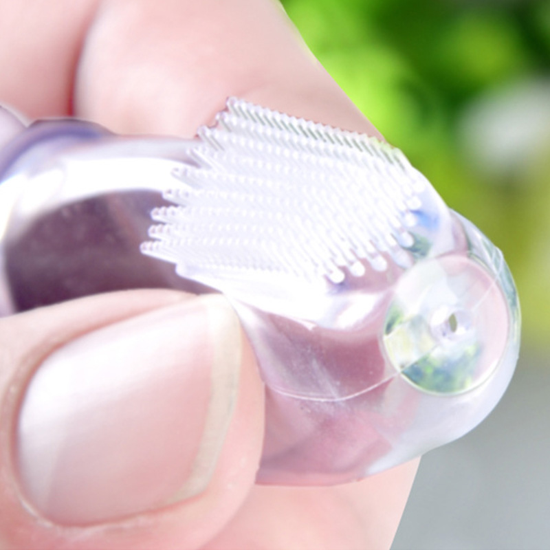 Baby Finger Toothbrush Teethers Silicone Toothbrush+Box Children Teeth Clear Soft Infant Tooth Brush Rubber Cleaning