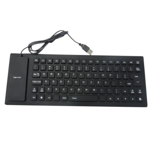 85 Keys Portable Mini USB Keyboard Flexible Waterproof Soft Silicone Gaming Keyboard Tablet Foldable Computer Keyboard Laptop
85 Keys Portable Mini USB Keyboard Flexible Waterproof Soft Silicone Gaming Keyboard Tablet Foldable Computer Keyboard Laptop