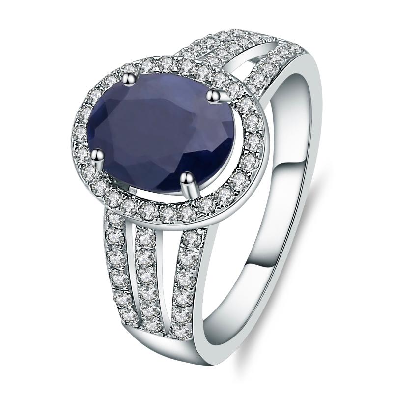 Gem's Ballet 2.02Ct Natural Blue Sapphire Gemstone Wedding Engagement Ring 925 Sterling Silver Fine Jewelry For Women
Gem's Ballet 2.02Ct Natural Blue Sapphire Gemstone Wedding Engagement Ring 925 Sterling Silver Fine Jewelry For Women