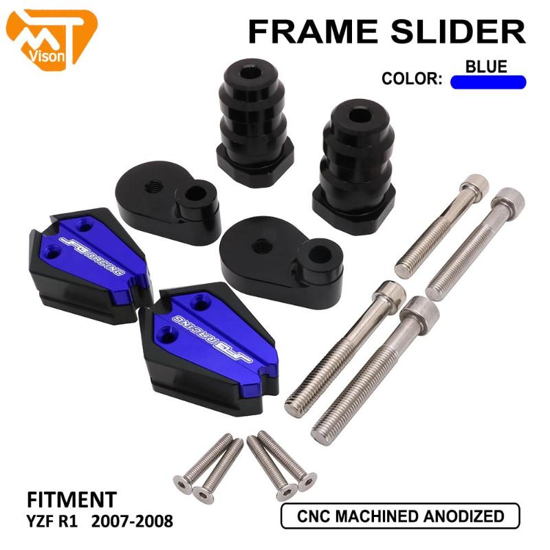 Motorcycle CNC Aluminum Body Protection Frame Slider Crash Pad Falling Guard For YZF R1 YZF-R1 yzfr1 2007 2008
Motorcycle CNC Aluminum Body Protection Frame Slider Crash Pad Falling Guard For YZF R1 YZF-R1 yzfr1 2007 2008