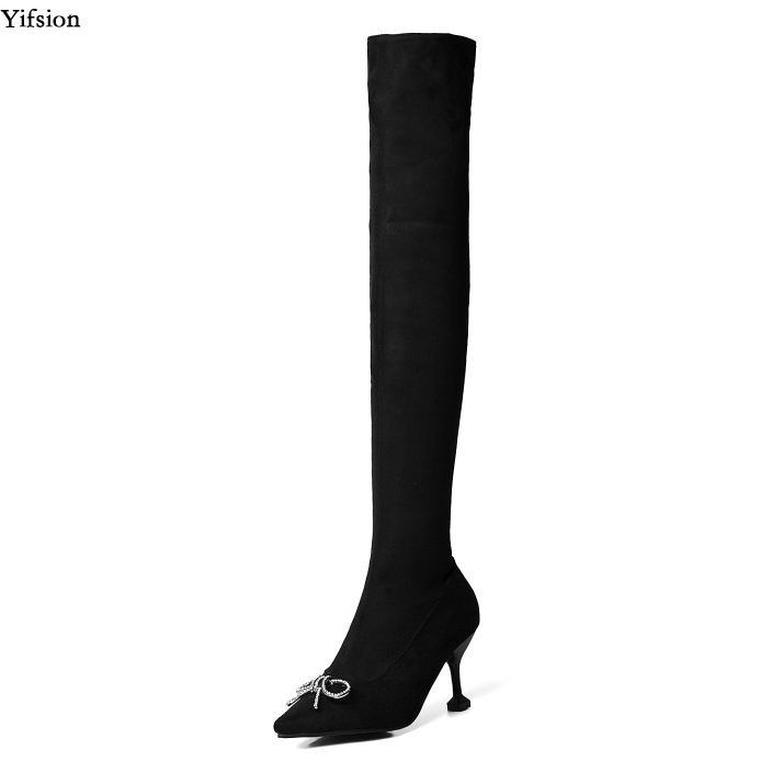 Olomm New Women Winter Long Boots Sexy Thin High Heel Shoes Nice Pointed Toe Black Ladies Office Shoes Women Plus US Size 4-16, D0448 black
Olomm New Women Winter Long Boots Sexy Thin High Heel Shoes Nice Pointed Toe Black Ladies Office Shoes Women Plus US Size 4-16, D0448 black