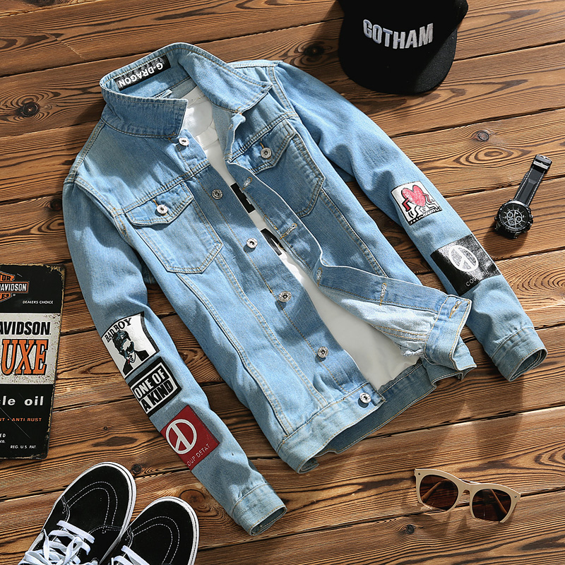 2020 spring new Top Quality Denim Jackets Men Hip Hop Clothing long sleeve Street wear Jeans Jackets Free shipping M-5XL, Light blue
2020 spring new Top Quality Denim Jackets Men Hip Hop Clothing long sleeve Street wear Jeans Jackets Free shipping M-5XL, Light blue