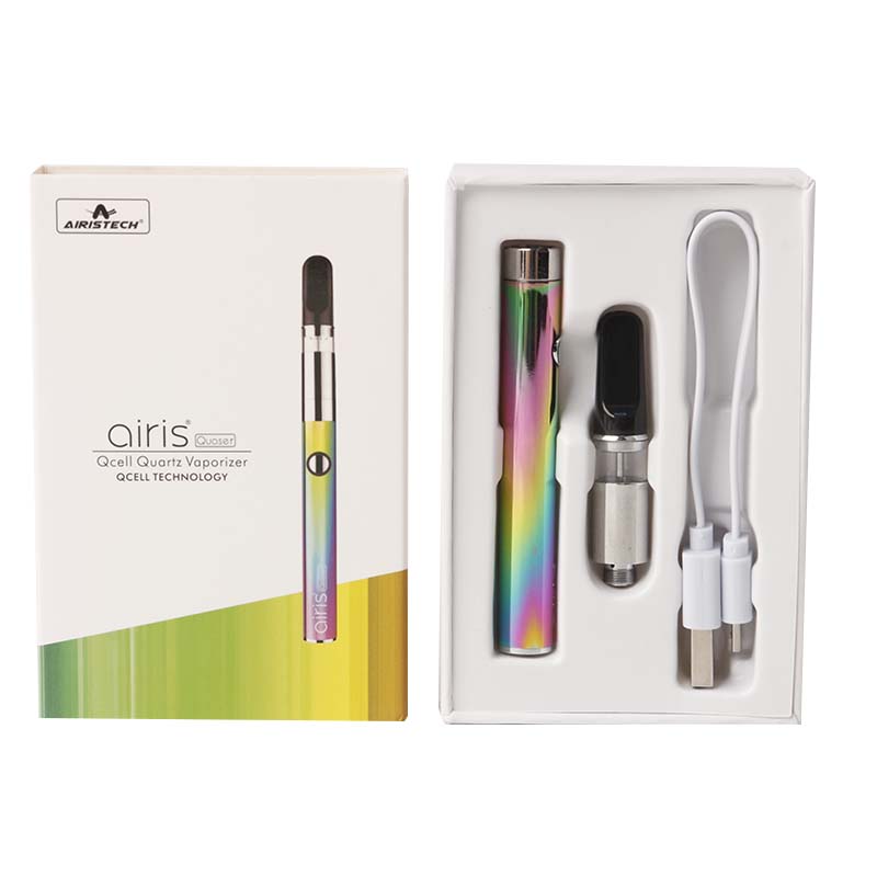 100% Original Airis Quaser Starter Kit 350mAh Bottom USB Charge Battery Quartz Qcell Vaporizers Voltage Control Wax Vape Pen Authentic, Blue
100% Original Airis Quaser Starter Kit 350mAh Bottom USB Charge Battery Quartz Qcell Vaporizers Voltage Control Wax Vape Pen Authentic, Blue