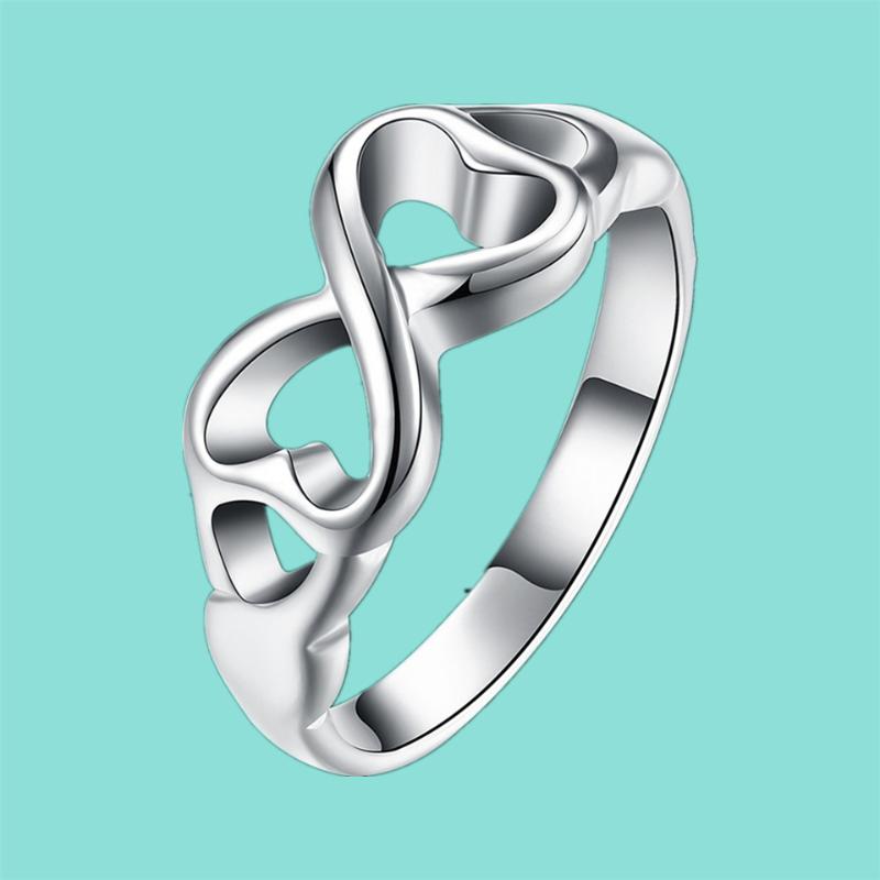 Cluster Rings Fashion Charm Jewelry 925 Sterling Silver Double Heart Ring For Women Wedding Engagement Party Gift
Cluster Rings Fashion Charm Jewelry 925 Sterling Silver Double Heart Ring For Women Wedding Engagement Party Gift