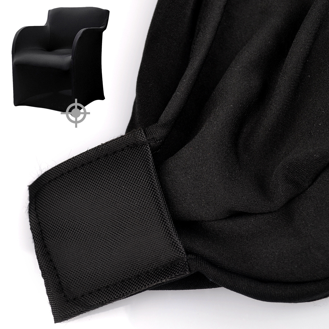 Stretch Arm Chair Covers Spandex Armchair Cover Wedding Party Chair Cover Slipcovers for Armchairs Housse De Chaise Mariage Y200104 - view 3