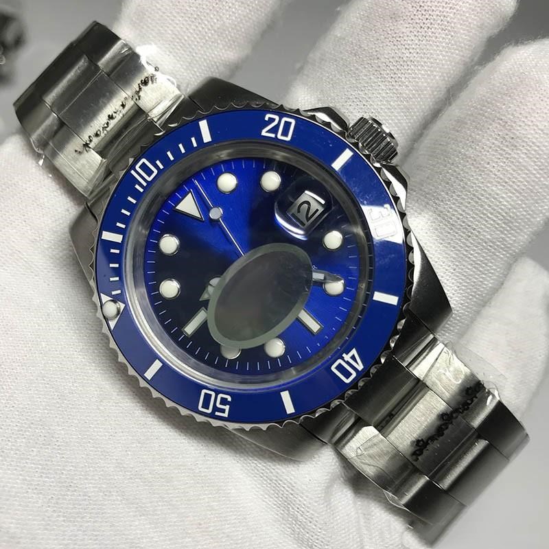 Luxury Blue dial Ceramic Bezel Mens 2813 Mechanical Stainless Steel Automatic Movement Watch Sports Self-wind designer Watches Wristwatches, 817
Luxury Blue dial Ceramic Bezel Mens 2813 Mechanical Stainless Steel Automatic Movement Watch Sports Self-wind designer Watches Wristwatches, 817