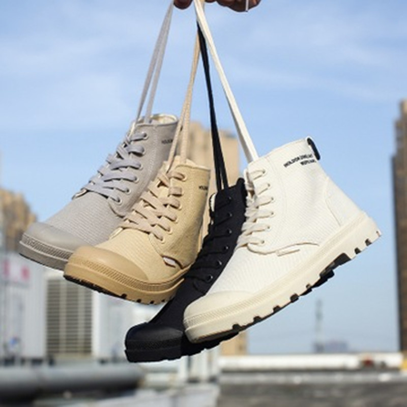 2020 New High-top Canvas Woman Boots Female Korean Brand Version Trend All-match Casual autumn winter outdoor feminine boot, Khaki
2020 New High-top Canvas Woman Boots Female Korean Brand Version Trend All-match Casual autumn winter outdoor feminine boot, Khaki