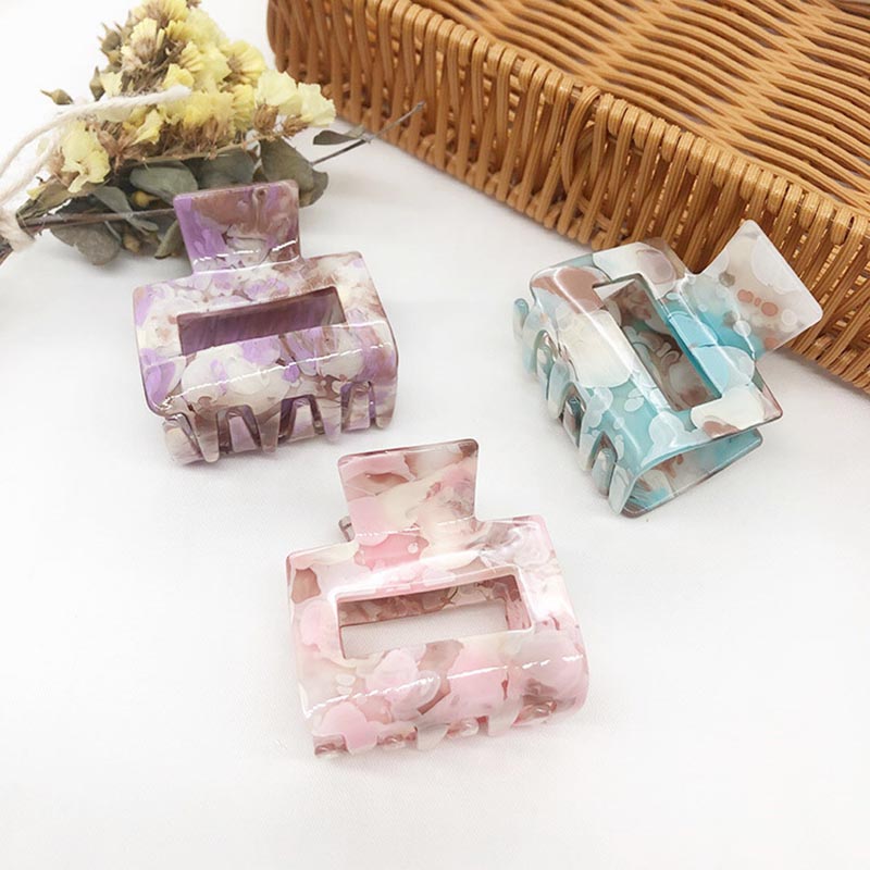 New Korean Style Summer Colorful Small Hair Clips Chic Acrylic Hair Rectangle Clip For Women Sweet Accessories
New Korean Style Summer Colorful Small Hair Clips Chic Acrylic Hair Rectangle Clip For Women Sweet Accessories