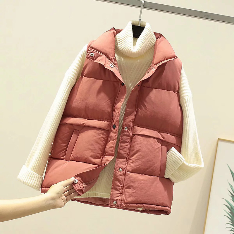 2020 Winter Jacket Women Parkas Sleeveless Vest Warm Down Cotton Padded Jacket Female Veats Sleeveless Waistcoat Outwear P901, Brick red
2020 Winter Jacket Women Parkas Sleeveless Vest Warm Down Cotton Padded Jacket Female Veats Sleeveless Waistcoat Outwear P901, Brick red