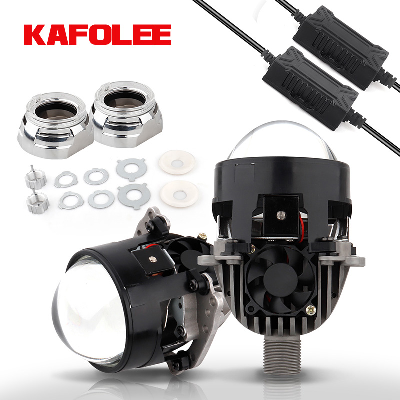 KAFOLEE 2.5'' Bi-LED Lens Angel Eyes Headlight Projector Lenses H4 H7 9005 3 9006 Projector LED Auto Car Lights DIY RHD LHD
KAFOLEE 2.5'' Bi-LED Lens Angel Eyes Headlight Projector Lenses H4 H7 9005 3 9006 Projector LED Auto Car Lights DIY RHD LHD