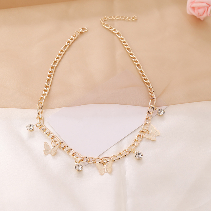 Beauty Crystal Women's Choker Necklaces Fashion Wedding Birthday Jewelry Thick Long Chain Butterfly Party Necklaces
Beauty Crystal Women's Choker Necklaces Fashion Wedding Birthday Jewelry Thick Long Chain Butterfly Party Necklaces