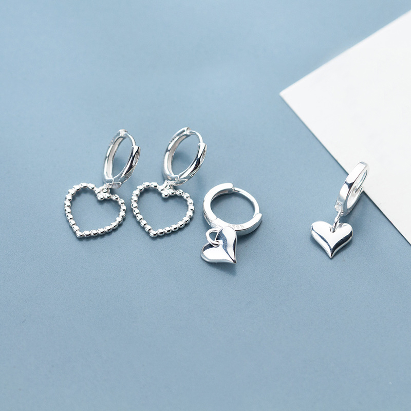 100% Real 925 Sterling Silver Love Hearts Small Hoop Earrings Cute Huggie Hoops for Women
100% Real 925 Sterling Silver Love Hearts Small Hoop Earrings Cute Huggie Hoops for Women