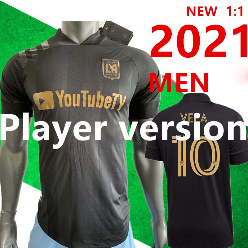 Player version New Arrived 2020 LAFC Carlos Vela Soccer Jerseys Home X ZELAYA ROSSI Los Angeles FC Black Parley Primary WHITE, Black;yellow
Player version New Arrived 2020 LAFC Carlos Vela Soccer Jerseys Home X ZELAYA ROSSI Los Angeles FC Black Parley Primary WHITE, Black;yellow