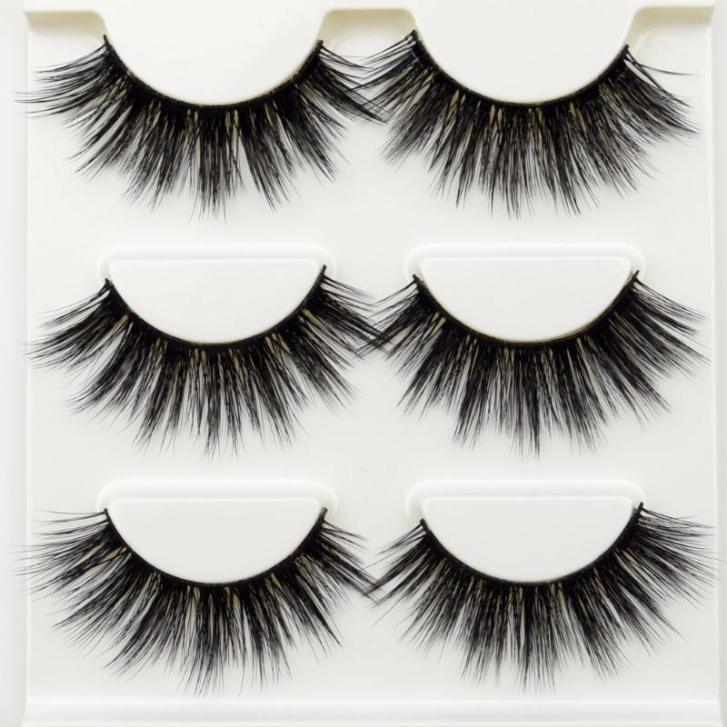 YOKPN New 3D False Eyelashes Handmade Crisscross Thick Natural Fake Eyelashes Professional Makeup Long False Lashes 3 Pairs
YOKPN New 3D False Eyelashes Handmade Crisscross Thick Natural Fake Eyelashes Professional Makeup Long False Lashes 3 Pairs