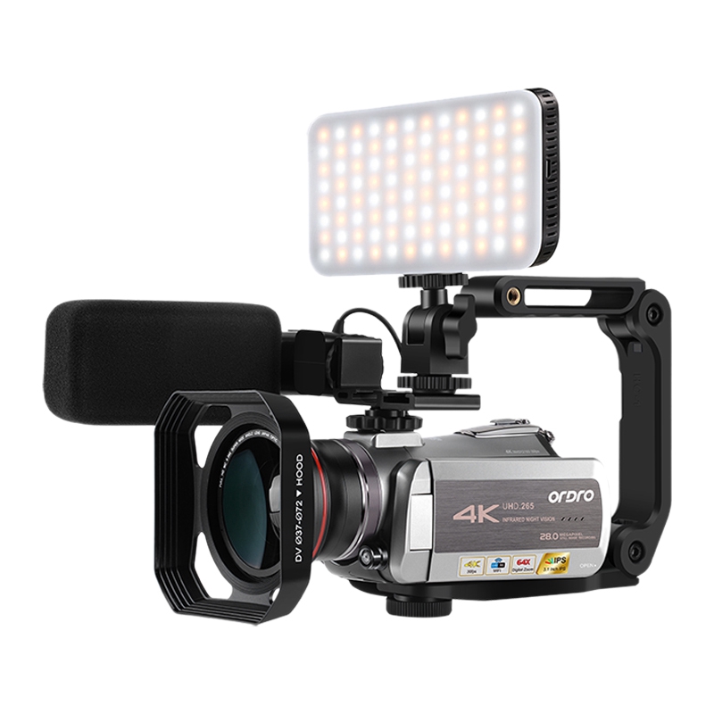 ORDRO 4K 30FPS Video Camera WiFi IR Night Vision 64X Zoom 4K Ultra HD YouTube Vlogging Camera with Microphone EU Plug
ORDRO 4K 30FPS Video Camera WiFi IR Night Vision 64X Zoom 4K Ultra HD YouTube Vlogging Camera with Microphone EU Plug
