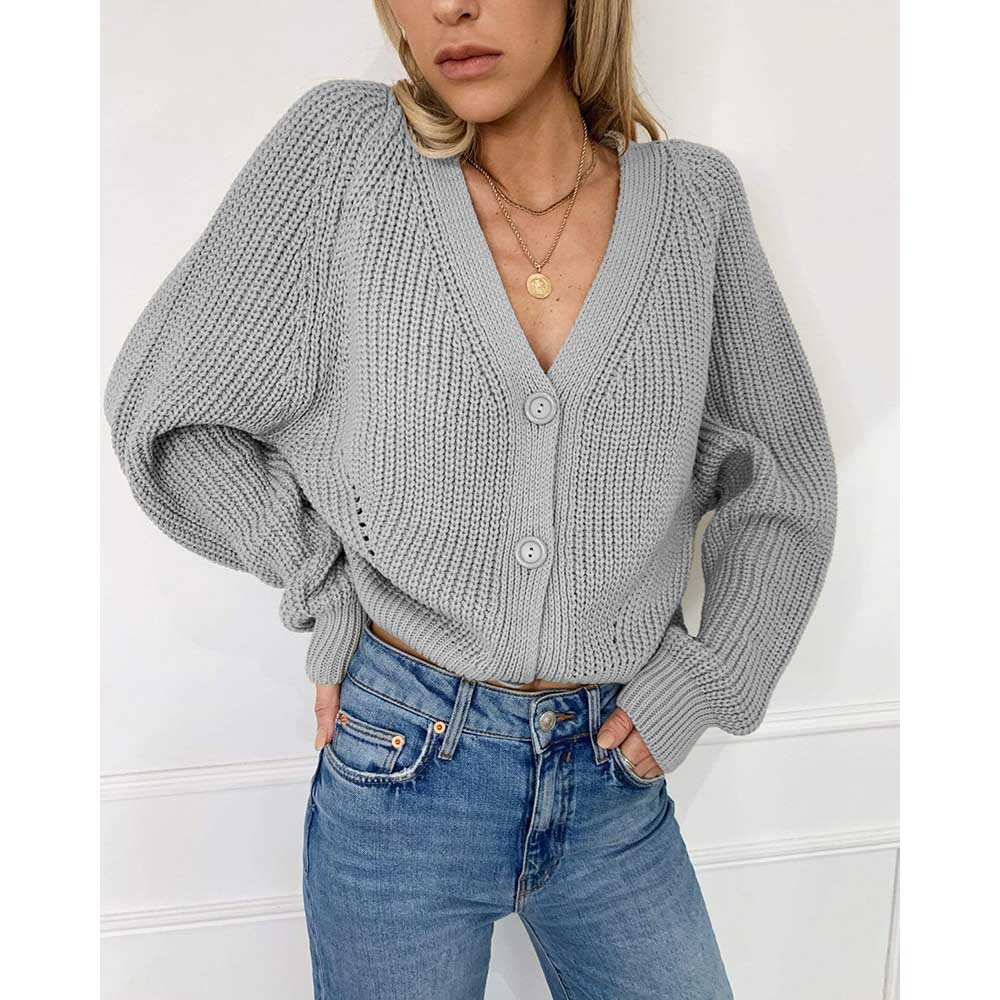 cardigan sweaters women autumn 2020 new knitted loose casual solid color v neck lantern sleeves button jacket new, Black
cardigan sweaters women autumn 2020 new knitted loose casual solid color v neck lantern sleeves button jacket new, Black