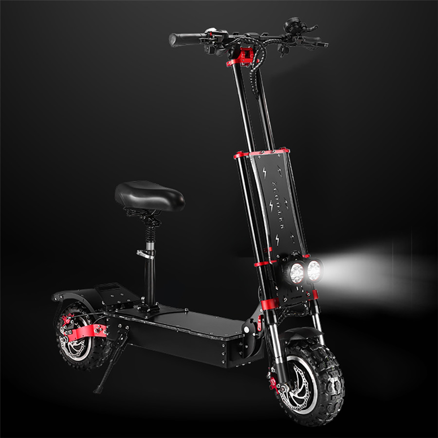 Electric Scooter 5600W Dual Motor folding bike 60V Lithium Battery 11 inch Tire Max Speed 85km/h Off-road Electric skateboard for Adult
Electric Scooter 5600W Dual Motor folding bike 60V Lithium Battery 11 inch Tire Max Speed 85km/h Off-road Electric skateboard for Adult