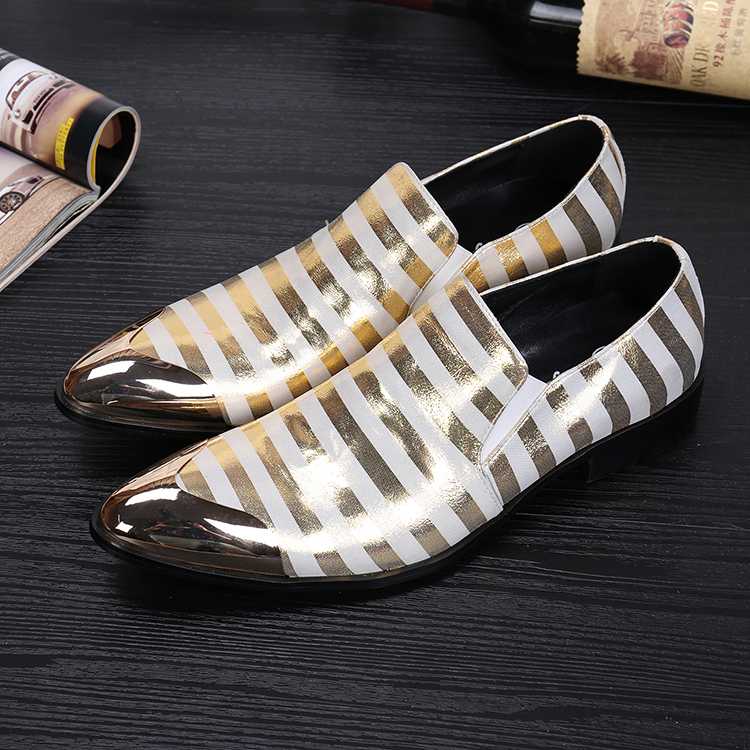 Zapatos hombre vestir gold red striped roud toe oxford shoes for men metal round toe leather classic british shoes men loafers, As picture
Zapatos hombre vestir gold red striped roud toe oxford shoes for men metal round toe leather classic british shoes men loafers, As picture